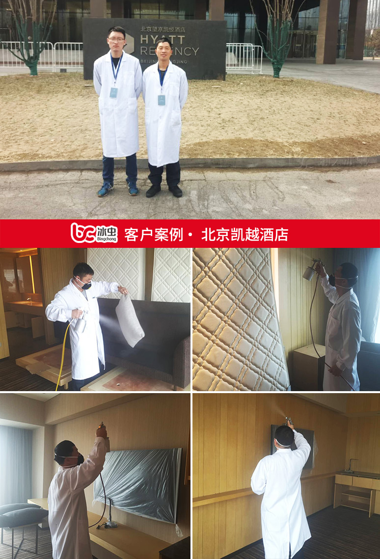 冰虫除甲醛案例-北京凯越酒店