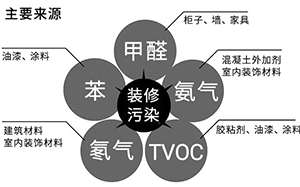 甲醛、苯、TVOC、氨和�
